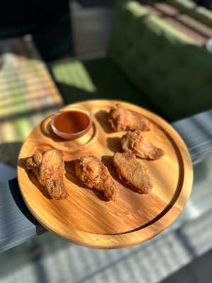 Крильця смажені 4шт